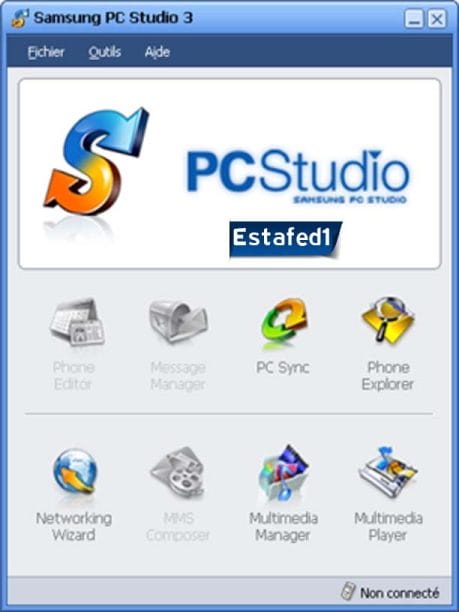 Samsung PC Studio برنامج توصيل موبايل سامسونج بالكمبيوتر بالكابل